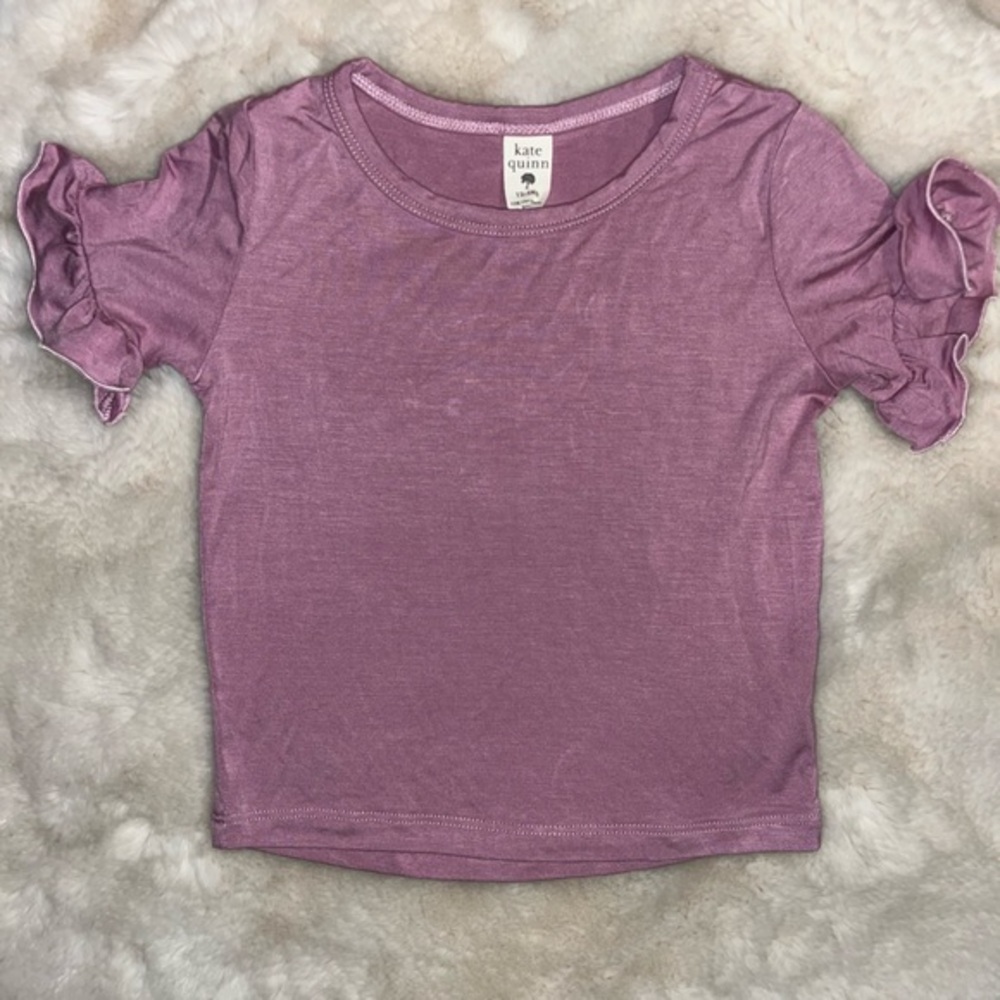 #33 Kate Quinn Ruffled Short Sleeve Shirt 🌵12-18 Months